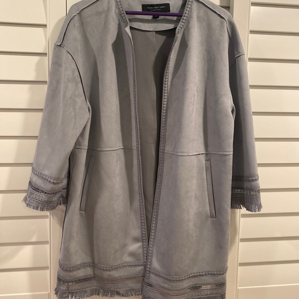 Faux suede coat- Marc New York Andrew Marc